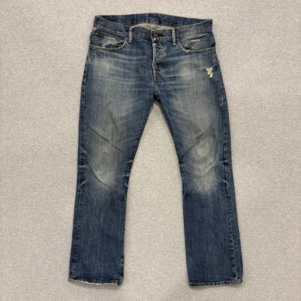 Denim & Supply Ralph Lauren Bootcut Jeans Men's Size 33x30 (Fit 36x31) Blue Wash
